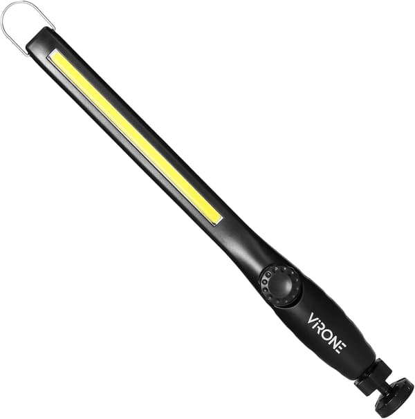 Ladattava taskulamppu työpajaan LED 10W 450lm 2000mAh himmennettävä
