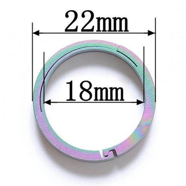 Avaimenperät Avaimenperät Solki Riipus MONIVÄRINEN 18MM