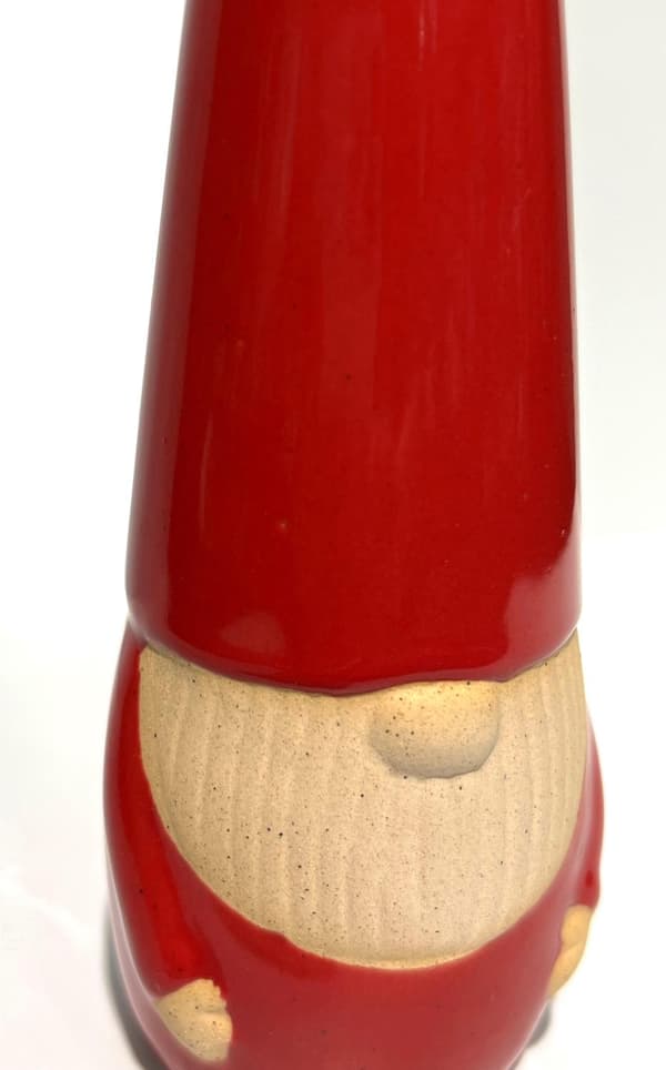 Tomte  Keramik 17 cm red
