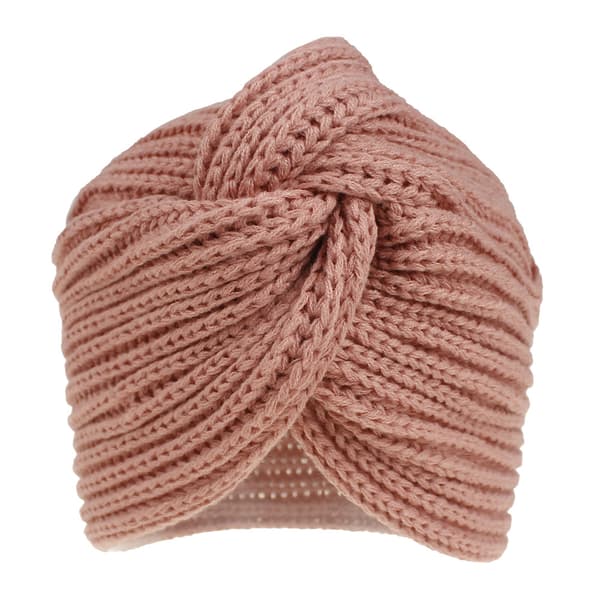 Häckhatt för kvinnor Flickhatt Håll varm Hatt Mode Hög kvalitet Höst Vinter Crossover Hatt Ull Muslimsk stil Ren färg 2st (Rosa+Röd）