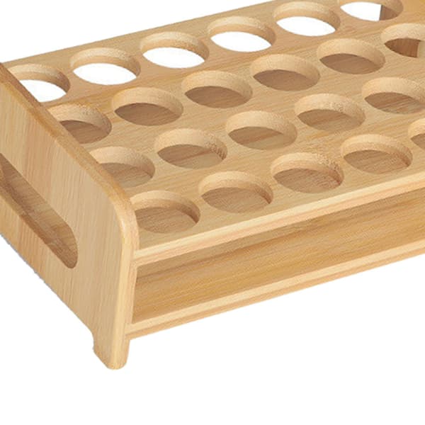 sv Glasholder Krus Organizer Serveringsholder Kopholder til bar Wood 24 Holes