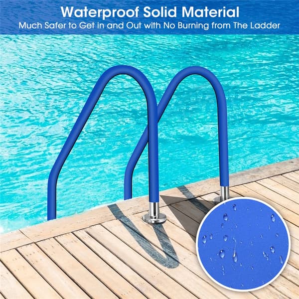 Halkskyddad pool Cover Skyddsräcke Anti- cover 6ft