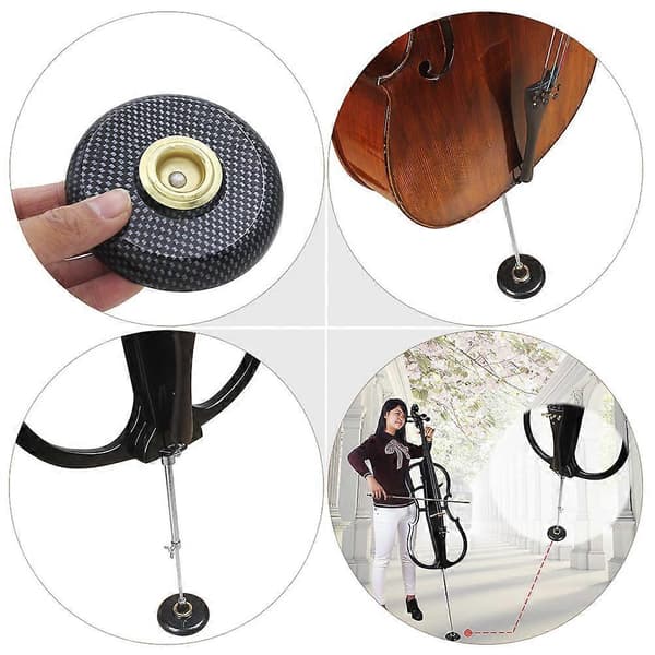 Cello Spidsholder Anti-skrid Cello Stativ Cello Stopper Strengeinstrument Tilbehør