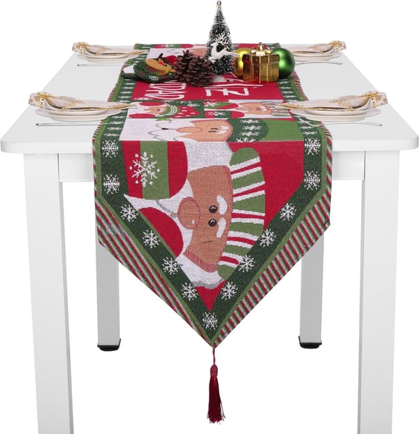 Säckväv julbordslöpare, 70,86'x13,78'(tomten)