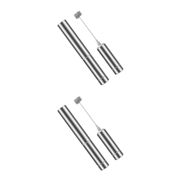 1/2/3 elektrisk melkeskummer Håndpumpe Skummer Mesh Maker Creamer 2Set