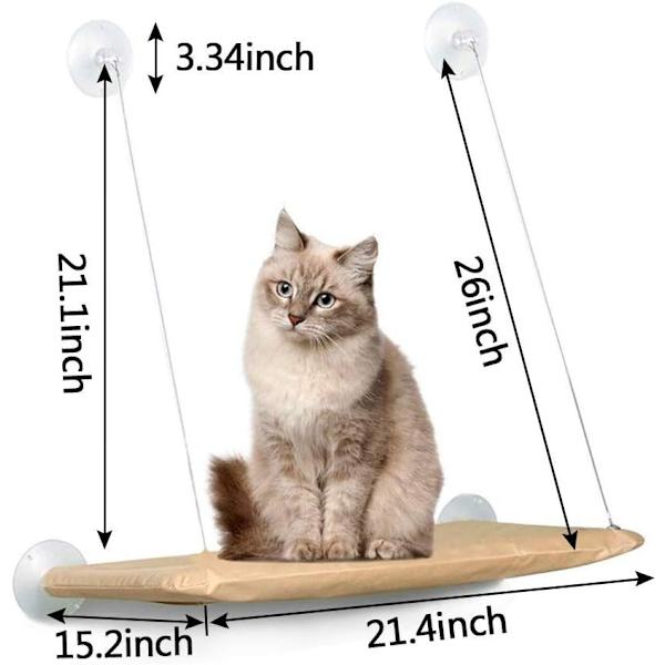 Fönstermonterad kattkorg,hängmatta för kattsits