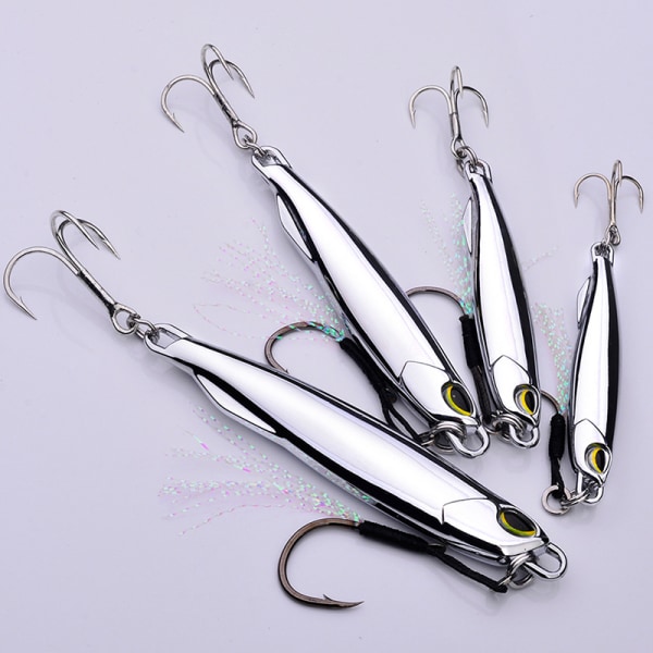 15g/20g//40g Metall Jig Fiske Lokke Vekter Trolling Hard Ba 30g