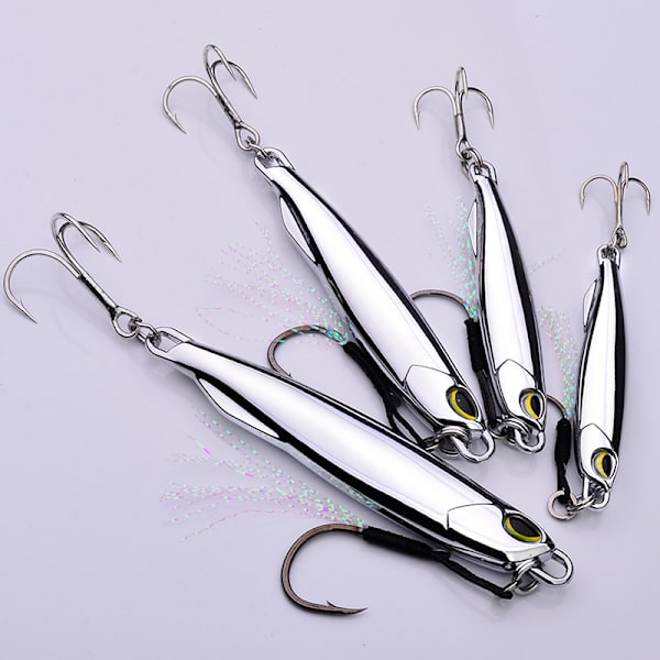 15g//30g/40g Metallinen Jig Kalastusviehe Painot Uistelu Kova Syötti 20g