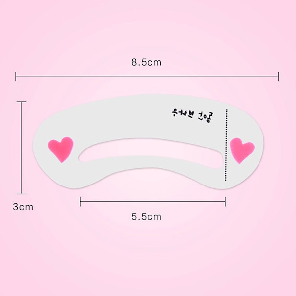 4 stilar/ set Ögonbrynsschabloner Set Shaping Grooming Mall 2