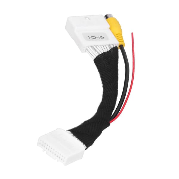 Anslutningskabel för backkamera 24-stifts RCA-adapterkabel för Renault