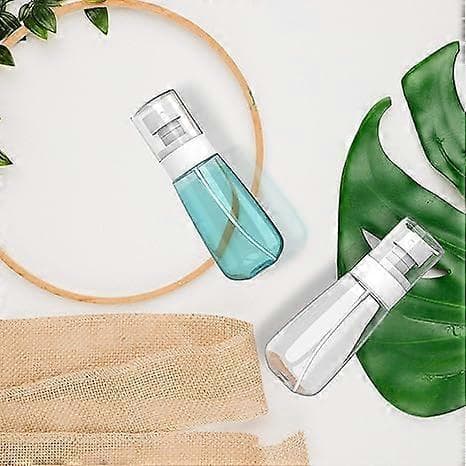 2-pack Små Sprayflaskor Resestorlek 2oz/60ml - Fina Dimma Mini Tomma Sprayflaskor - Läckagesäkra - för Ansiktsvatten, Ansikts- & Hårspray