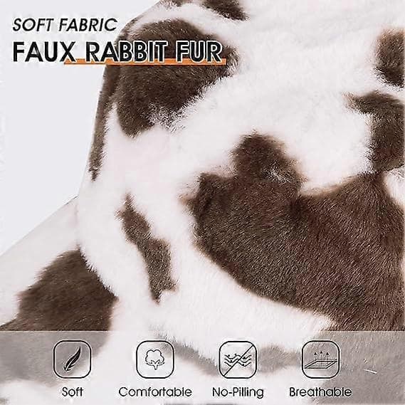 Vinter Faux Fur Spandhat, Fluffy Bløde Varme Hatte, Plys Fiskerhat