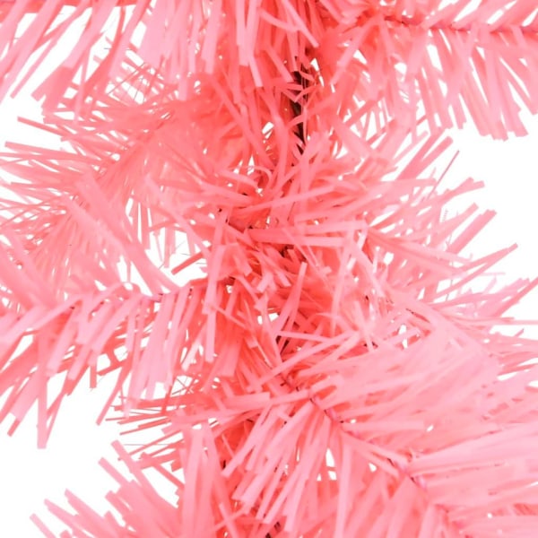 vidaXL Juleguirlande med LED-lys 5 m pink pink