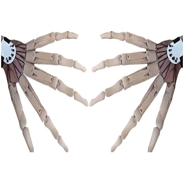 Halloween ledade fingrar, 3D- printed ledade fingrar Weiß