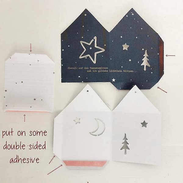 Tre Måne Stjerne Metall Kutteformer Mal Scrapbooking DIY Album Stempel Preging