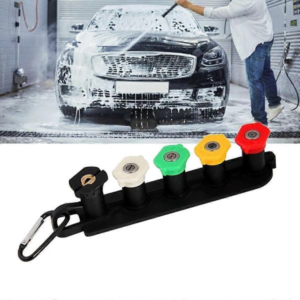 Spulerdysespids med dyseholder 1/4'' lynkobling 5000PSI skyllekit