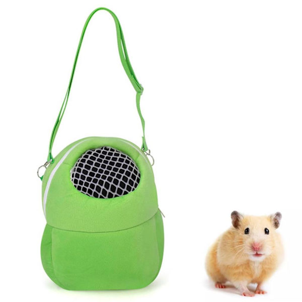 Mouse Bärväska Andas mjuk för dragkedja varm Hålla sova Green L