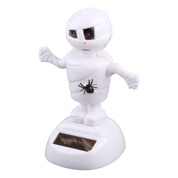 Instrumentbräda Solar Cartoon Pumpkin Witch Skelett Halloween Ornament Bildekor