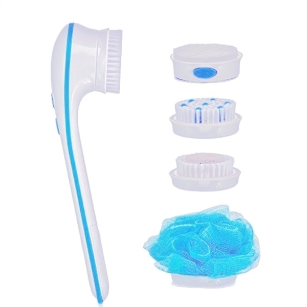 5 i 1 Rengöring Duschborste Bath Spin SPA Massager without battery