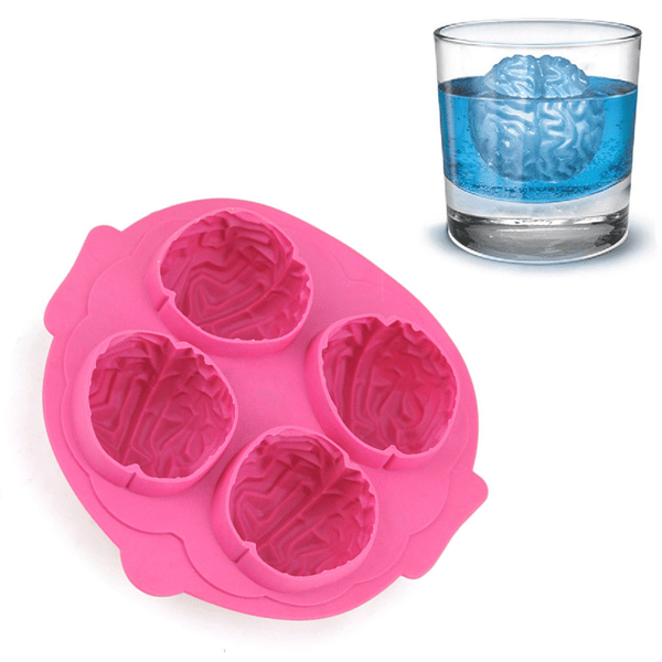 Zombie hjärna gelatin form, röd red