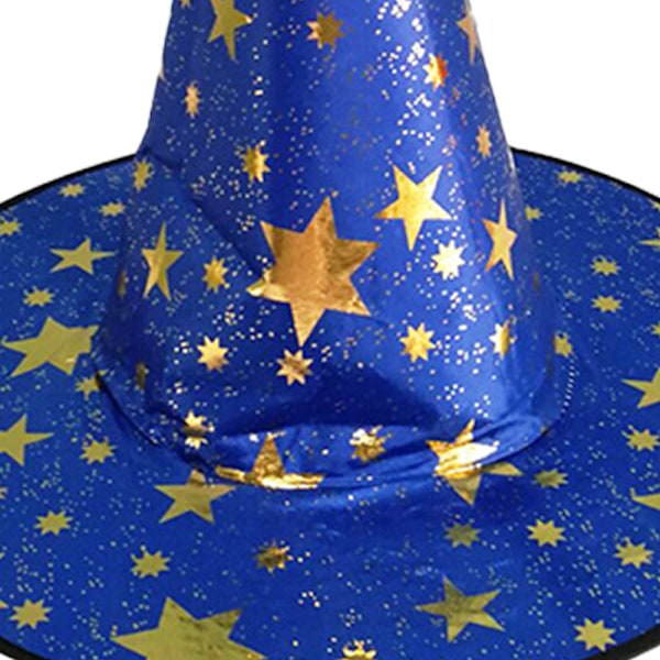 Häxhatt Halloween kostym Wicked Witch Accessoar blue