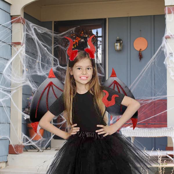 Halloween Dekor Halloween Djævlevinger B