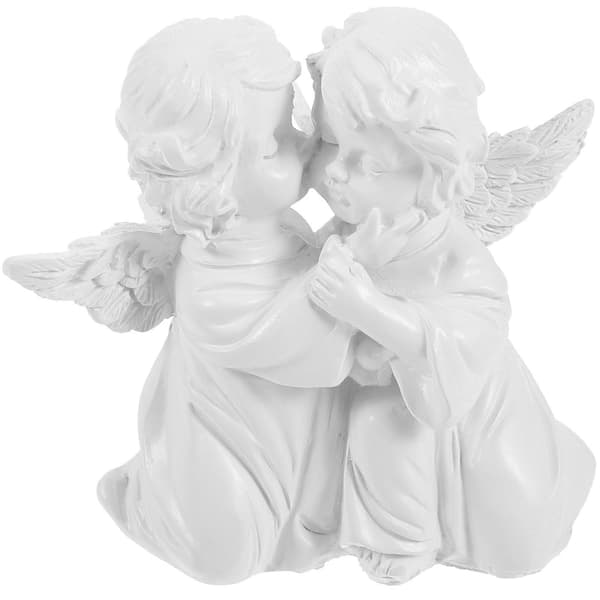 Klemmer Engler Statue Barn Engler Figurin Statue Engler Harpiks Statue Bryllupsdekor