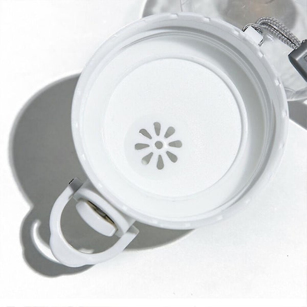 780 ml bärbar vattenflaska genomskinliga läckagesäkra dricksflaskor White