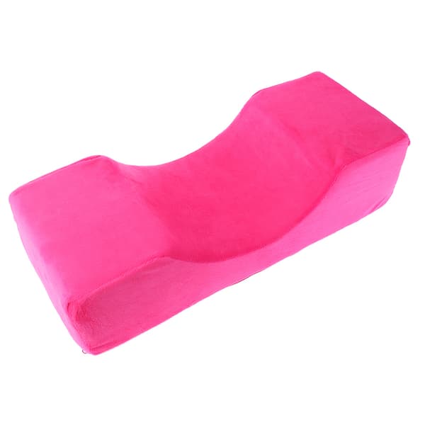Professionell ympad ögonfransförlängning kudde kudde hals Supp Rose red one size