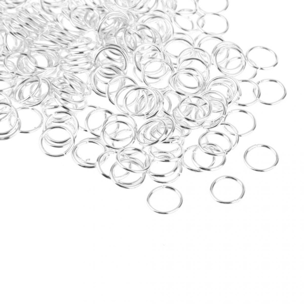 300 st Open Jump Ring 4mm Rostfritt Stål Halsband Kedja