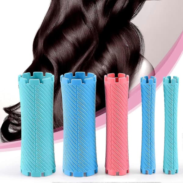 100 stk./sett 10 Størrelser Hår Permanent Stenger Kit Kald Permanent Bar Plast Krølltenger Ruller Sett Bølge Fluffy C-yuyu