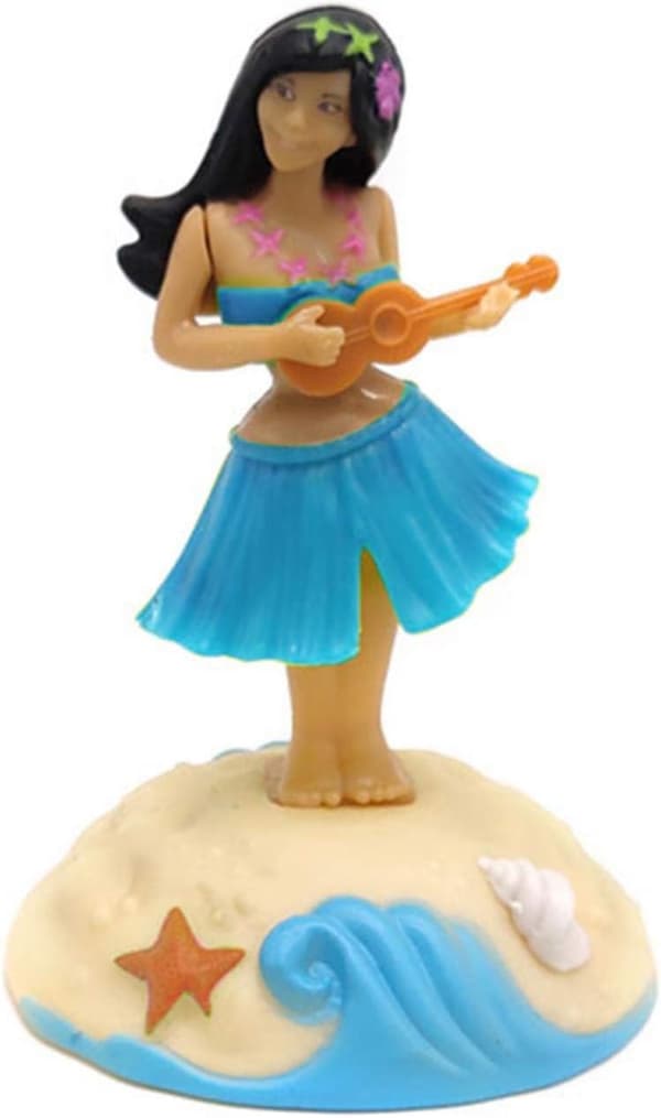 /#/Stykke hawaiisk danser bilinteriørdekorasjon soldrevet sving/#/