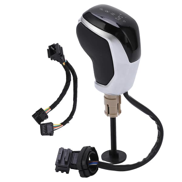 Bil gearskifteknop med LED-indikatorseleudskiftning til Octavia Mk3 5E 2013-2019 Hvidt lys
