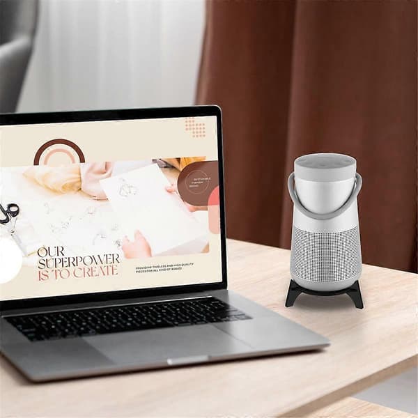 Bordstativ til SoundLink Revolve+ bærbar Bluetooth-højttaler, Akryl bordhøjttalerstativ Skrivebordsudstillingsstativ, A