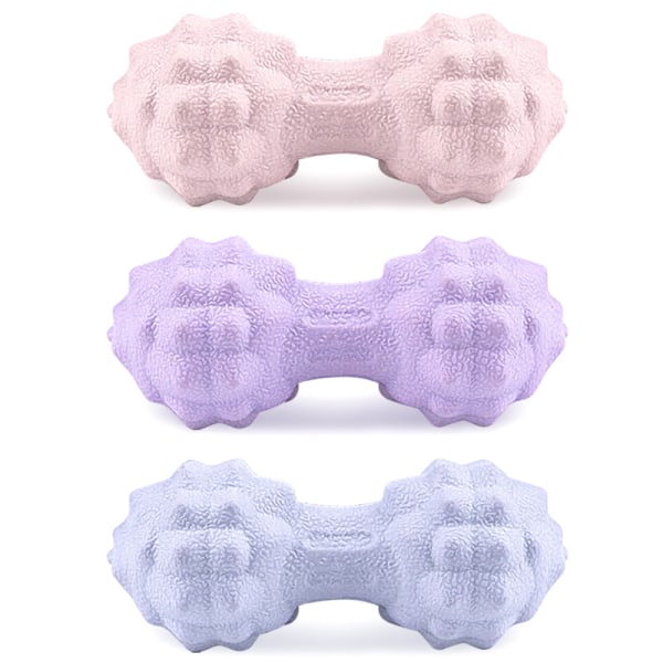 TPR Peanut Massasjeball Kropp Fascia Smertelindring Yoga Fitness Utstyr Pink