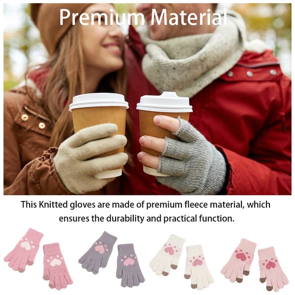 Håndvarmer Hold Varmen Cover Varme Handsker Dame Accessorie Pink