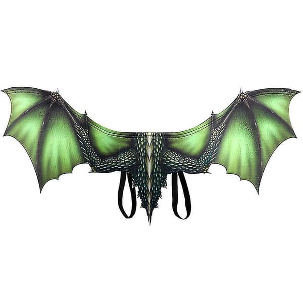 Halloween ikke-vevde dragevinger cosplay rekvisitter red