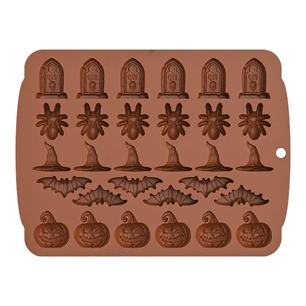 Halloween Silikoneforme Slikforme med brown
