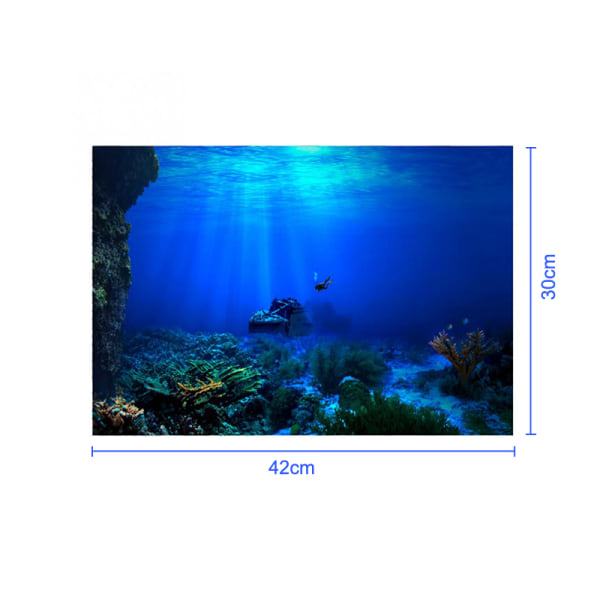 Fish Tank Bakgrund Dekorativ målning s HD Aquarium Landscap 4