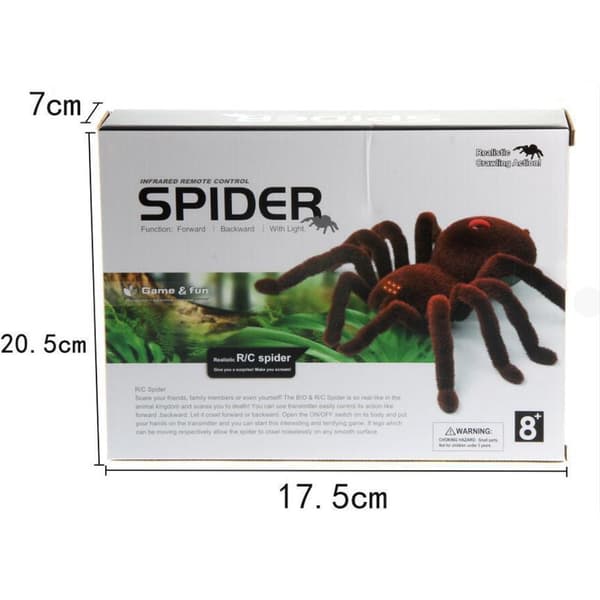 Fjärrkontroll Spider Halloween rekvisita Infraröd RC leksak