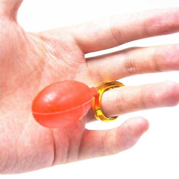 Sprøjtelegetøj Vand Spray Ring Fingerspids Legetøj Farve Assorteret Fidget Børne Prank Legetøj