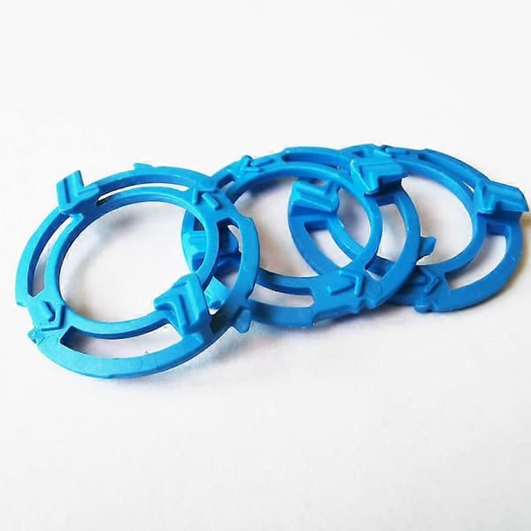 Passer til Philips barbermaskiner s5000 s6000 blad fast bladholder blå plastik ring beslag tilbehør 3 stk