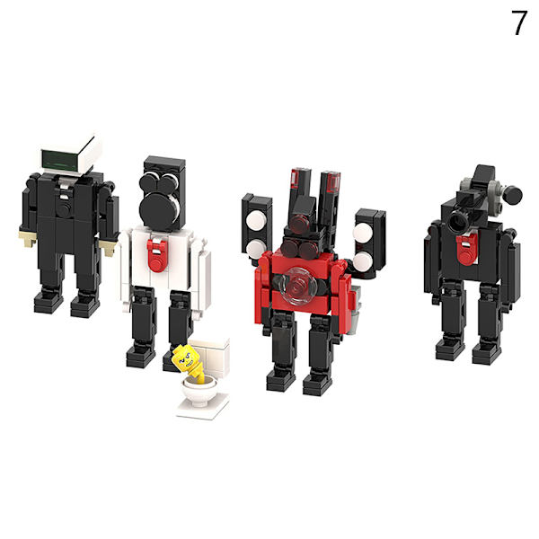 Skibidi Toilet Man vs Monitor Building Blocks The o Man och Ca 7