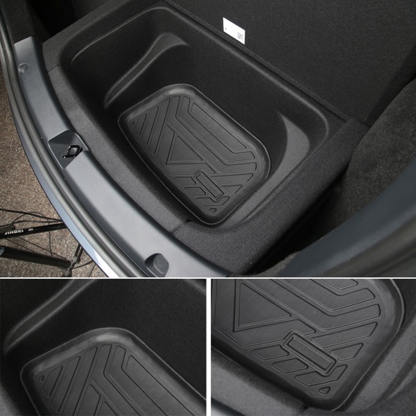 Golvmattor för modell Y 5 2020 2021-säten är helt skyddade, anpassade bilkuddar för alla väder Lower cushion of trunk