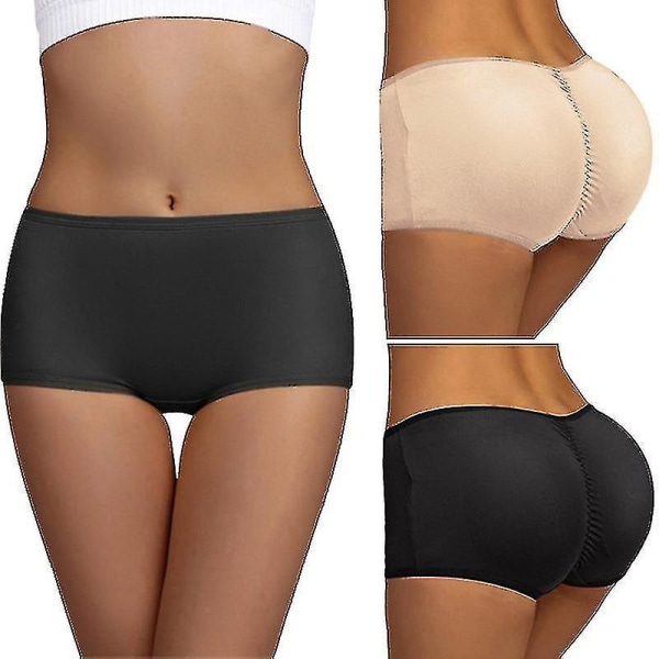 Butt ifter Shaper Trosor Dam Fake Ass Seamless Pad Hip Enhancer Booty Shapewear Push Up Buttons Midja Byxor L
