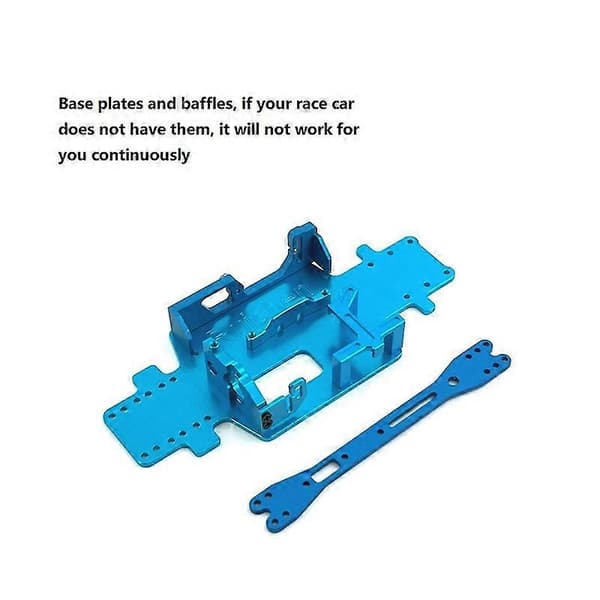 Velegnet til 284161 284010 284131 K989 RC Bil Aluminium Opgraderings Bundplade Tilbehør
