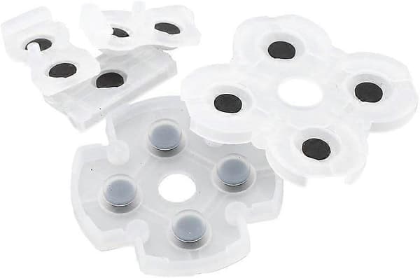 4 Sæt Silikone Ledende Gummi Pad Keypads til Sony Playstation 4 PS4 Controller til Dualshock 4 Knapper Reparation Udskiftningsdel