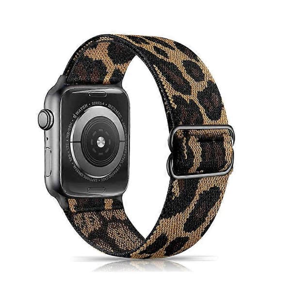 Strækbare Nylon Solo Loop-remme kompatible med Apple Watch 38mm 4