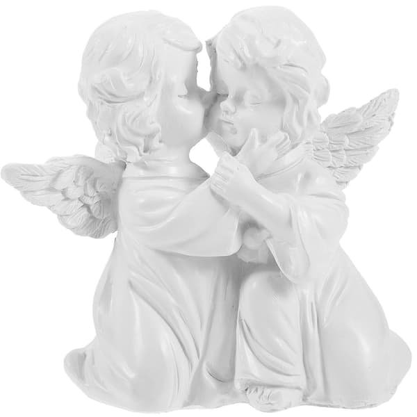 Klemmer Engler Statue Barn Engler Figurin Statue Engler Harpiks Statue Bryllupsdekor