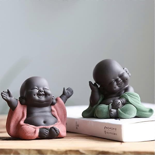 Leende Maitreya Buddha, Keramisk Buddha-statue, Pryd-te-skulptur